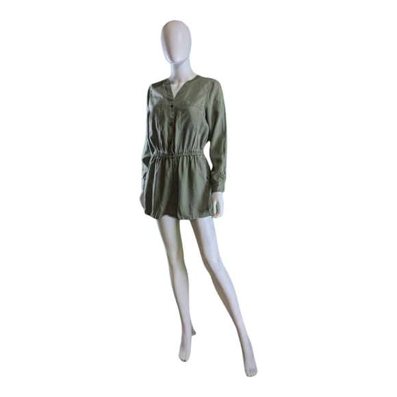 Old Navy Long Sleeve Romper Green S - Picture 3 of 10